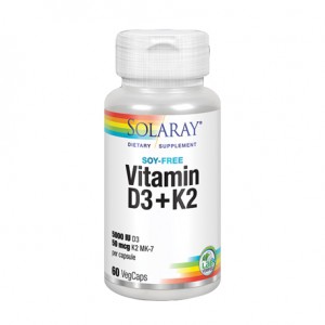 Vitamine D3 + K2 · solaray...