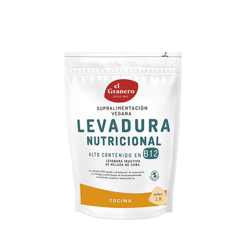 Levure nutritionnelle intégrale Granero Vit. B12 100g