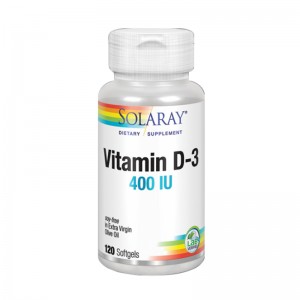 Vitamine D3 400 UI solaray...